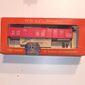Lionel Red Model Train Car